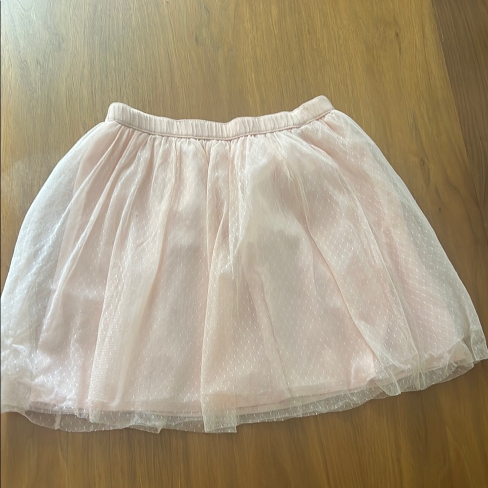 Hollister pale pink Bubble Mini Skirt Ruffled Casual
